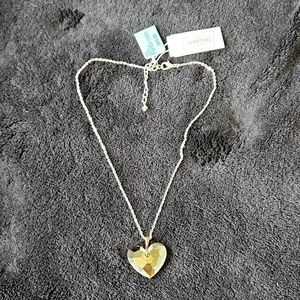 Crystal Heart pendant necklace